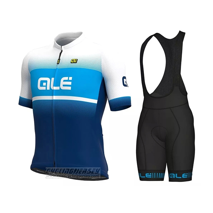 2021 Cycling Jersey ALE Blue Short Sleeve and Bib Short (5)